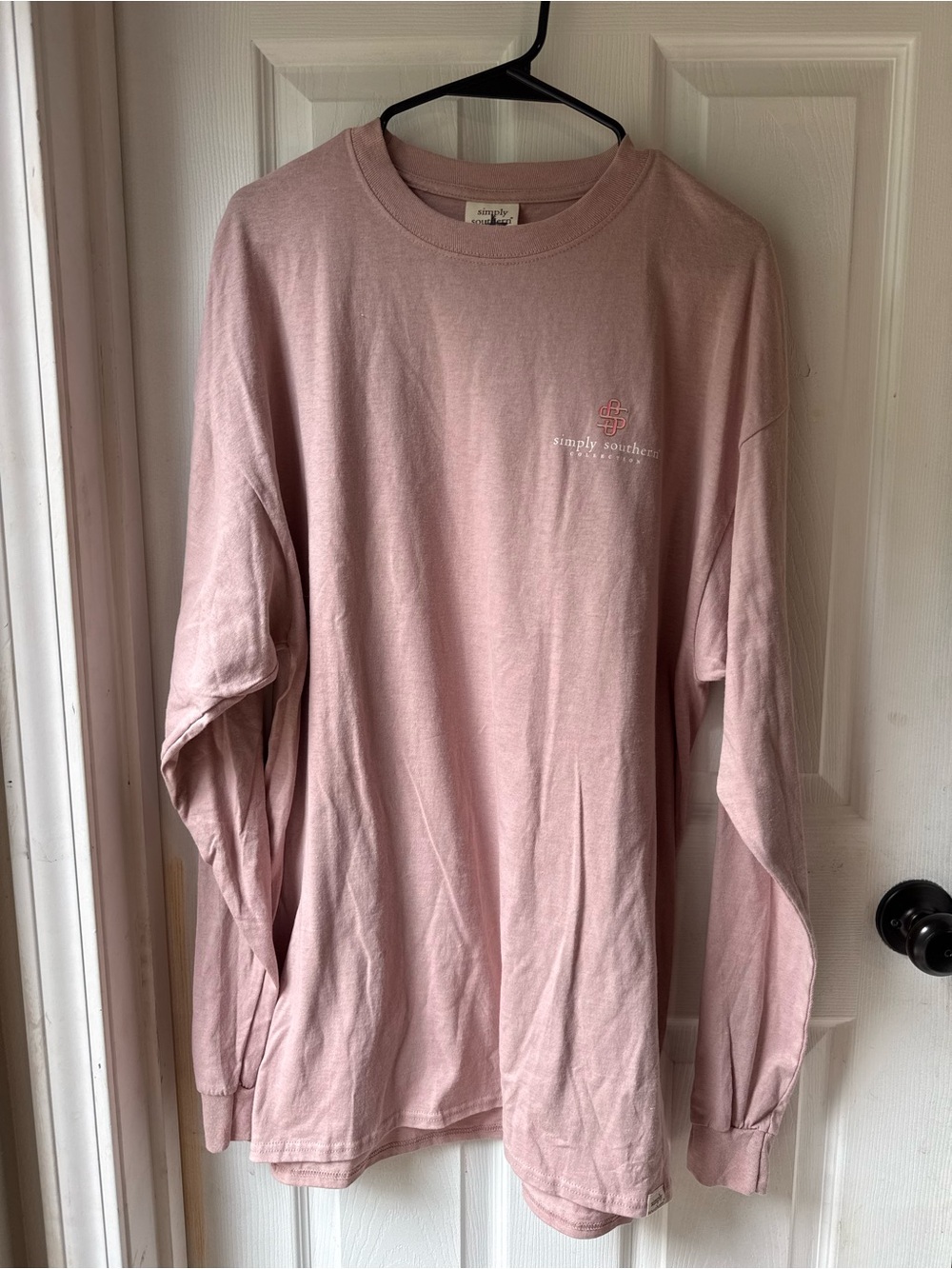 Simply Southern Long Sleeve Tee - Light Pink